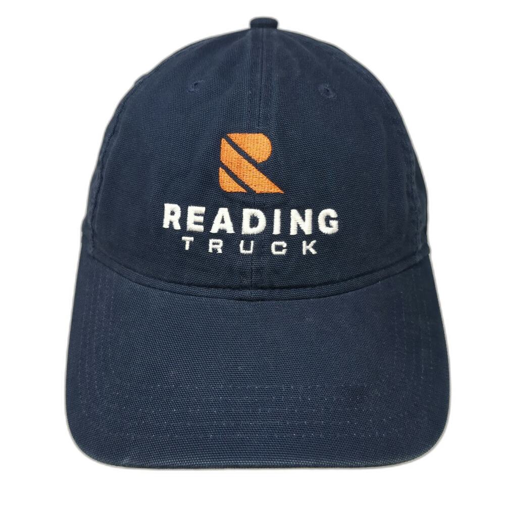 Carhartt Baseball Cap Blue One Size Reading Truck Embroidered Strapback Hat